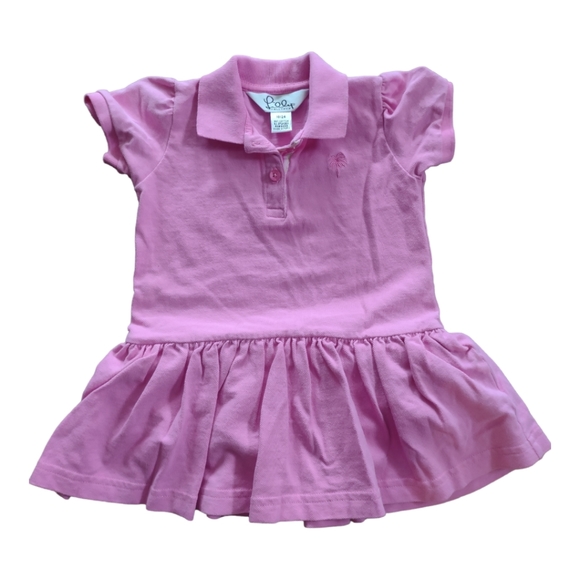 Lilly Pulitzer Other - Lilly Pulitzer Baby Girl's Polo Dress Pink 18-24 Months